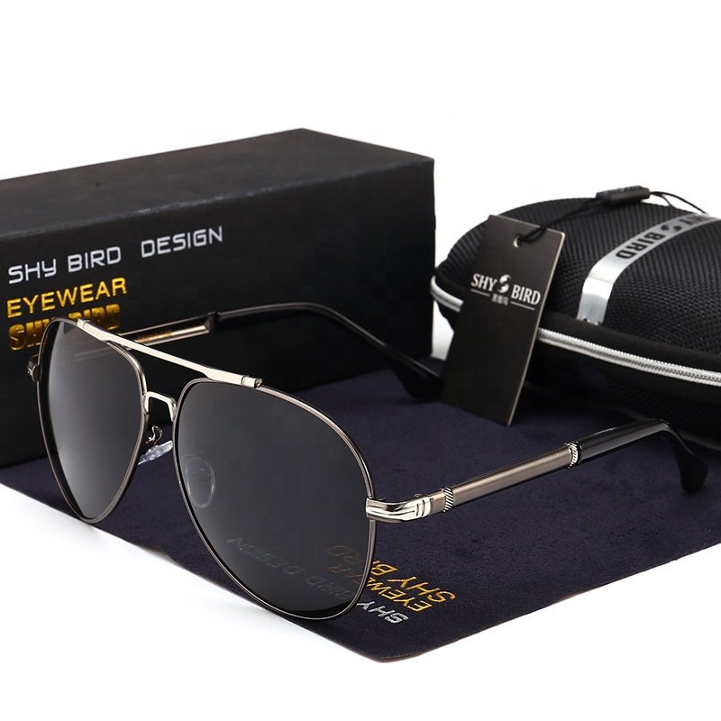 Polarized Men's Sunglasses High-end Driving Glasses Big Frame Sunglasses