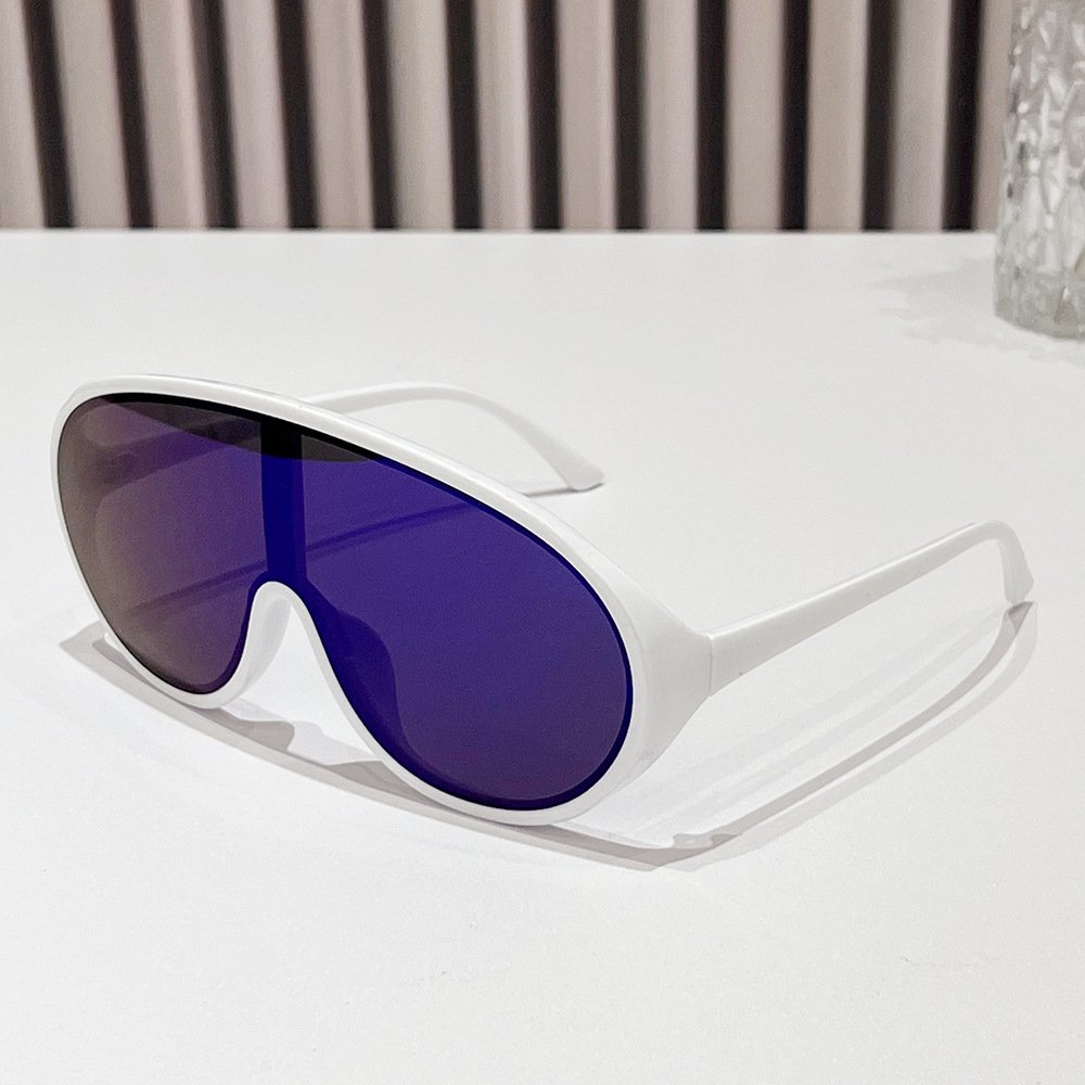 Sunglasses Men Fashion Unisex One Piece Vintage Retro Style Big Shades Sunglasses Square Oversized Sunglasses Women