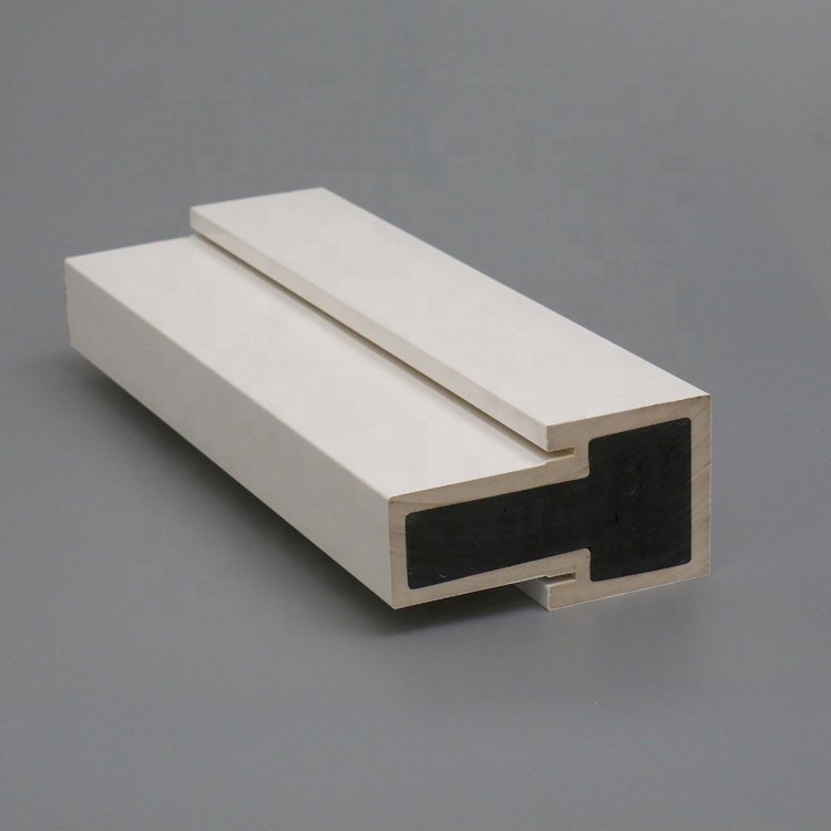 New Design Mull Post White Vinyl Durable WPC Casement Wood Frame PVC moulding for Window and Door jamb frame