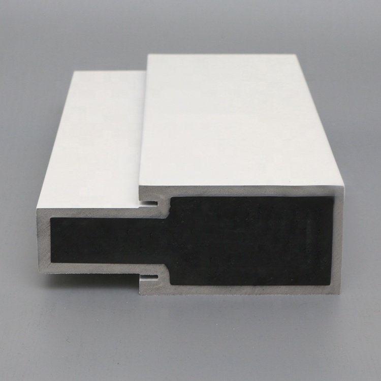 New Design Mull Post White Vinyl Durable WPC Casement Wood Frame PVC moulding for Window and Door jamb frame