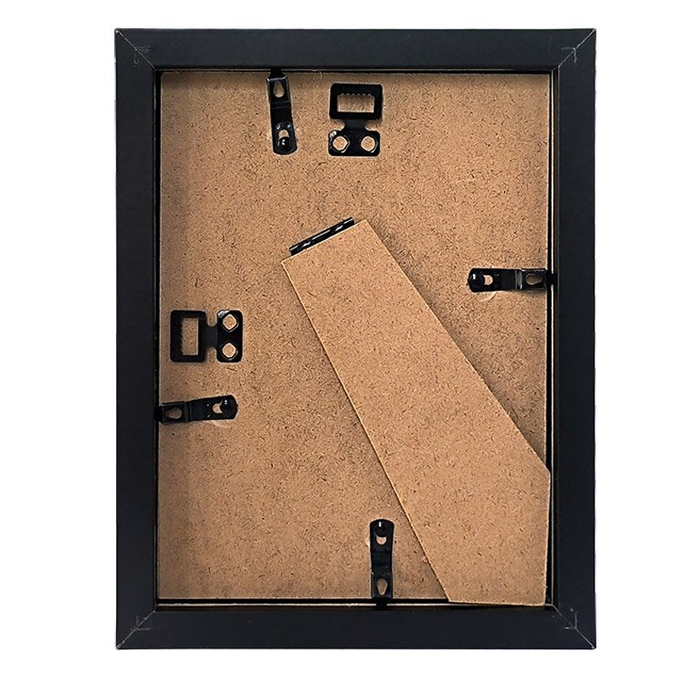China Manufacturer's Modern 50x70'' MDF Wood Floating Black Wall Mounted Photo Frame for Picture and Photo Framing Decorative