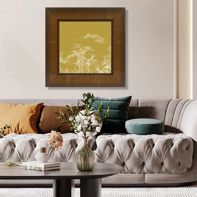 Custom Ornate Gold Vintage Solid Pine Wood Picture Frame Modern Design Style Wall Photo Painting Mouldings