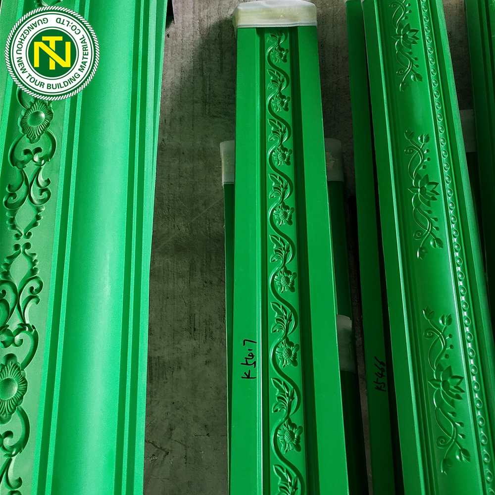 Wholesale High quality Environmental Fireproof White Gypsum/Plaster Cornice moulds