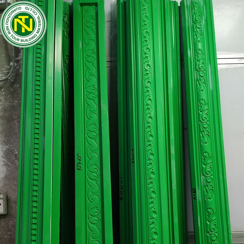Wholesale High quality Environmental Fireproof White Gypsum/Plaster Cornice moulds