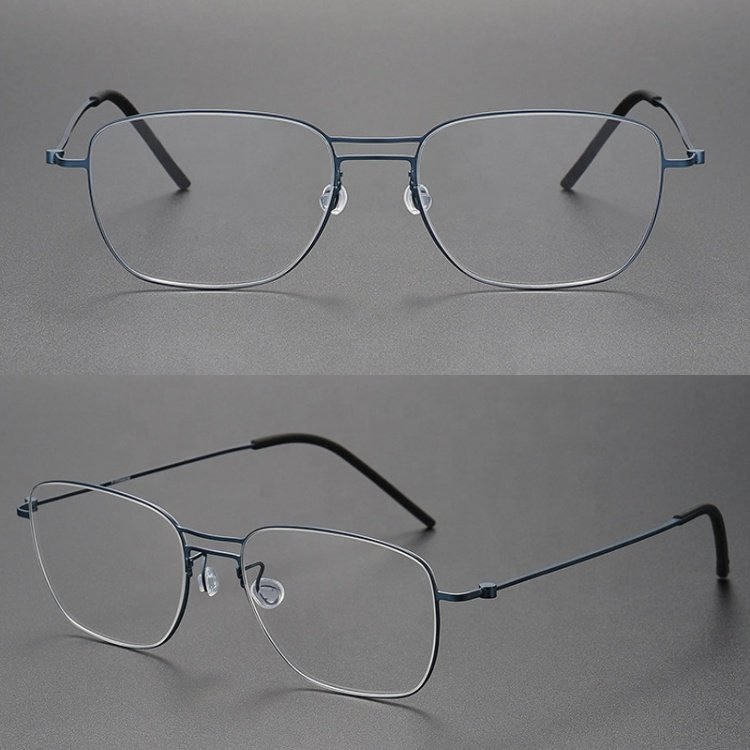 Pure Titanium High Quality Frame optical Gold Designer Eyeglass Frames For Men Eyewear Spectacle Frames Wholesale Trade