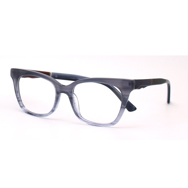 2025 Fashion Designer Custom Spectacle Frame Anti Blue Light Eye Glasses Retro Cat Eye Acetate Optical Glasses Frames