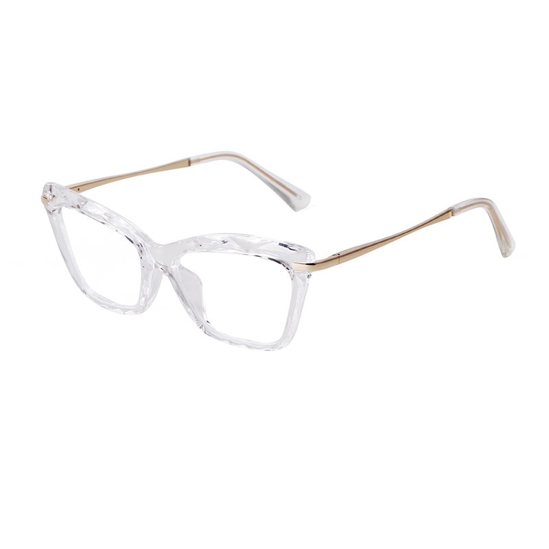 Fashion anti-blue light Glasses candy color personality Cat eye glasses frame Woman myopic flat Optical frame Eyewear