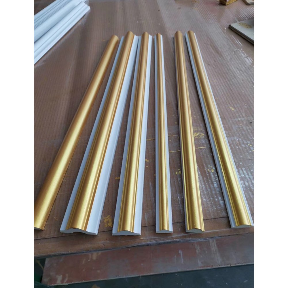 Modern Luxury decorative wall art 3d panels, white frame moulding for exhibition halls