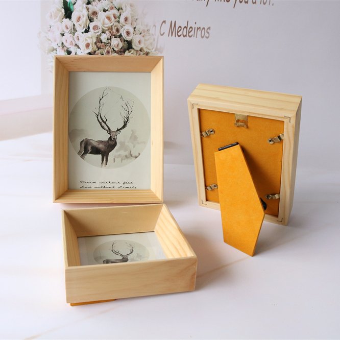 Custom wood frame stand picture frame wooden moulding classical carved 4x4 wood picture frame