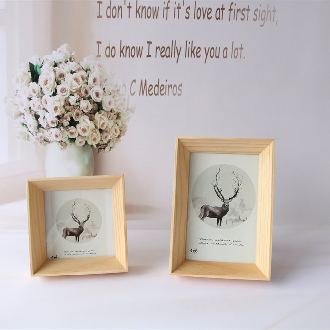 Custom wood frame stand picture frame wooden moulding classical carved 4x4 wood picture frame
