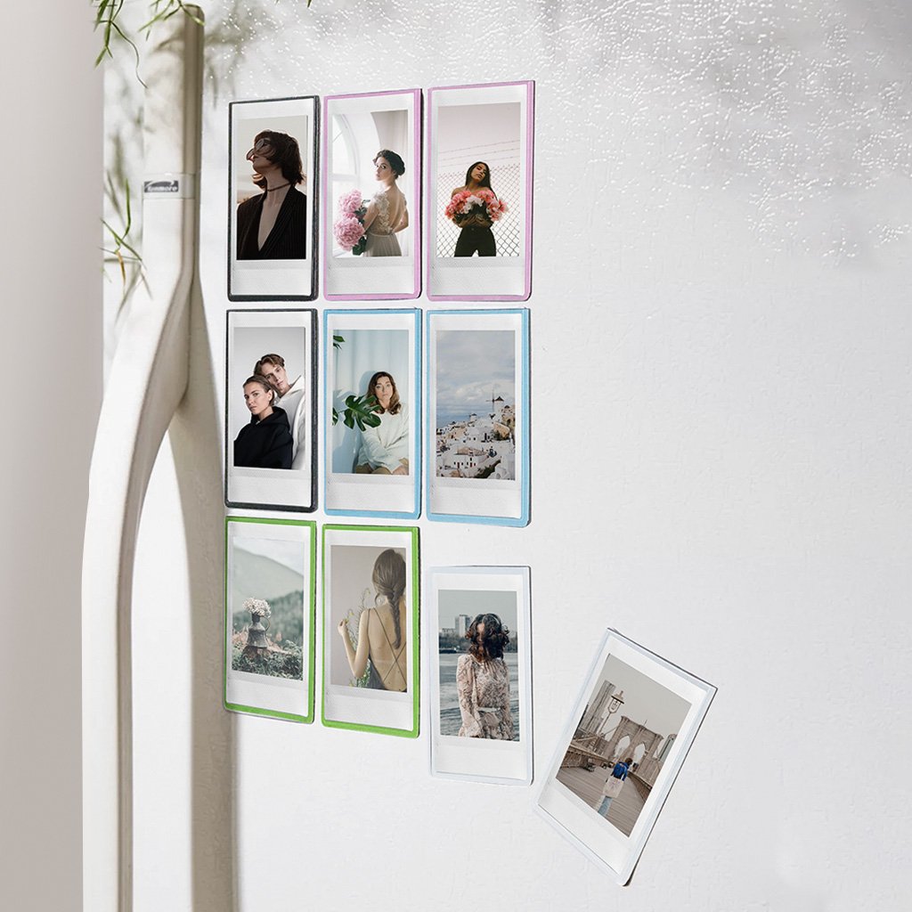 Instax HomeDecor 2X3 Inch Fujifilm Instax Mini 12/11/9/7/40 EVO Link Film Picture Sleeve Fridge Magnet Magnetic Mini Photo Frame