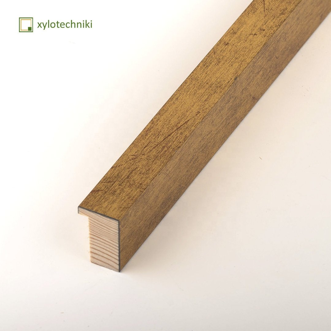 Hot-selling Wooden Frame Moulding for 3D Shadowbox Deep Wood Photo Frame 21 X 31 Mm 107 GR Xylotechniki