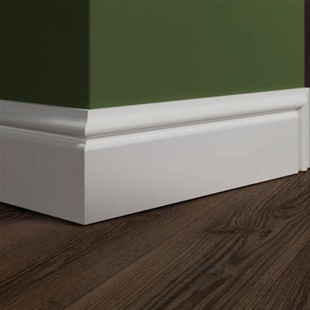 Popular wooden picture frame moulding 5/8"*7 1/4"*10' Colonial mdf wood basedboard
