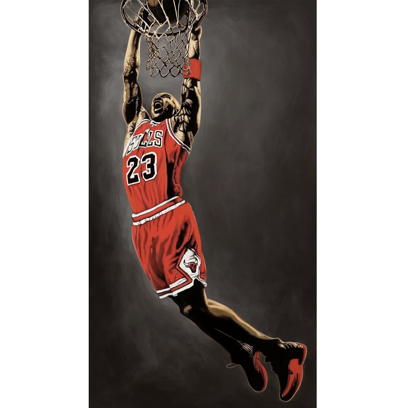 Hot sale Canvas Painting NBA Basketball kobe bryant michael jordan signed big framed poster decorative wall printing
