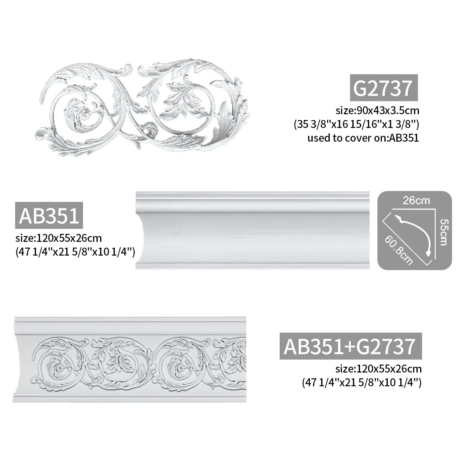 Auuan Manufacturer PU Cornice Ceiling Framing Decorative Coving Molding for Interior Ceiling Decoration