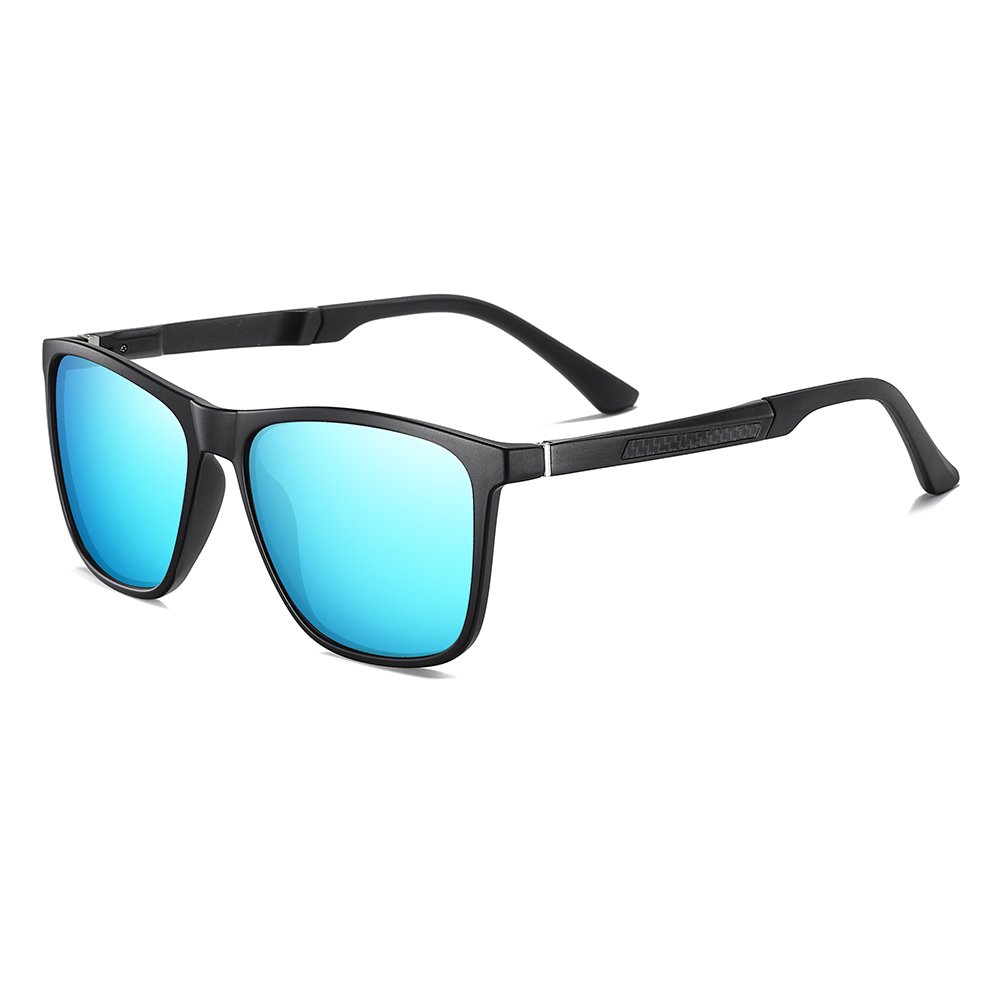 High quality TR90 frame al-mg temple polarized lenses mens glasses luxury driving sunglasses