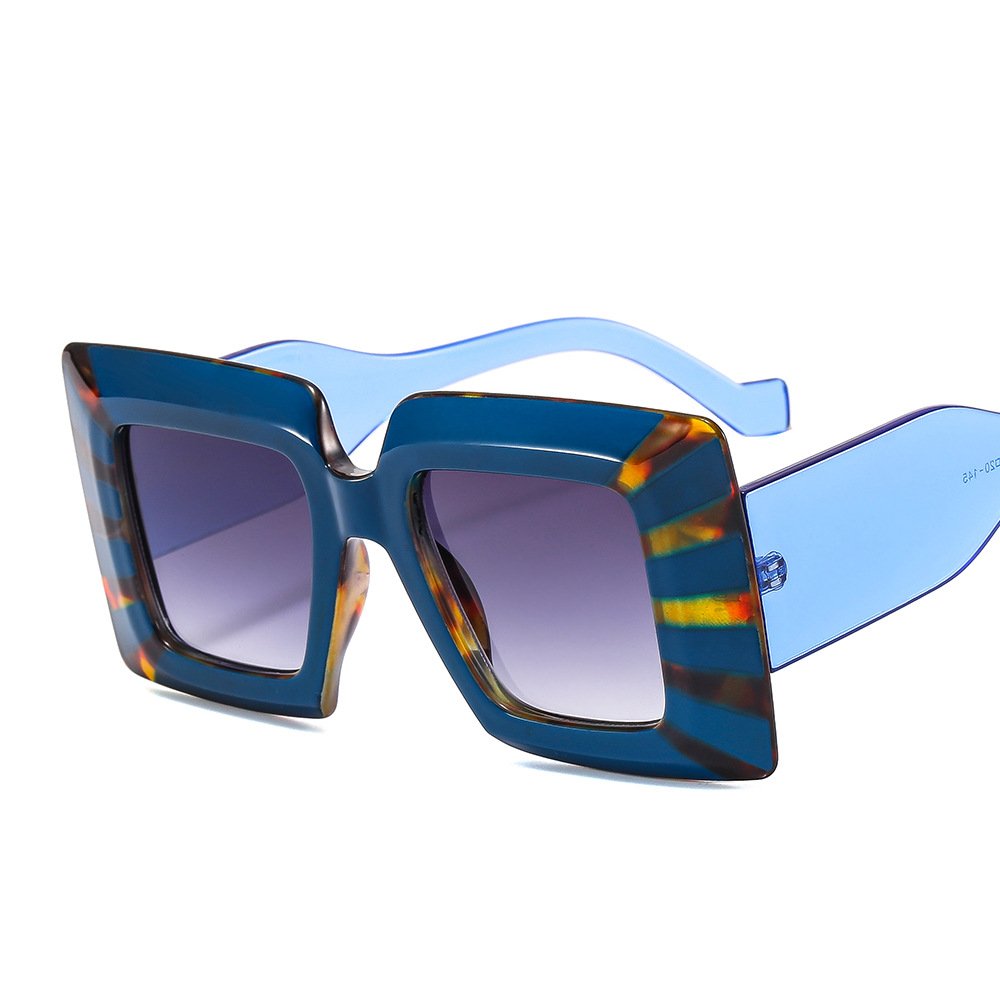 2024 High Quality Women Custom Logo Fashion Wholesale China Luxury Oversized Sunglasses Trendy Square Sunglasses