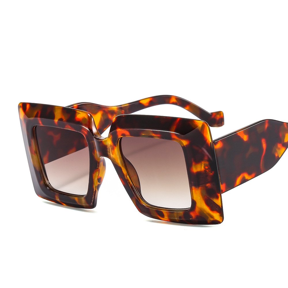 2024 High Quality Women Custom Logo Fashion Wholesale China Luxury Oversized Sunglasses Trendy Square Sunglasses