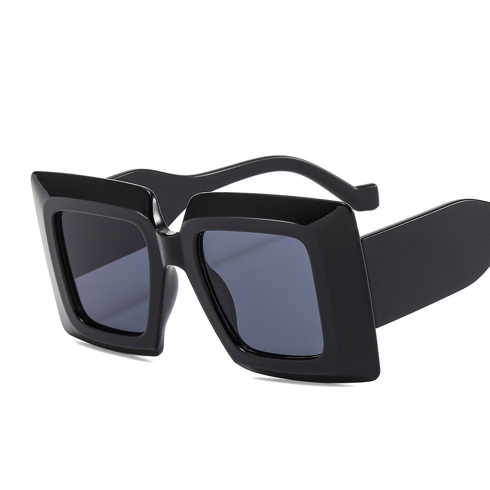 2024 High Quality Women Custom Logo Fashion Wholesale China Luxury Oversized Sunglasses Trendy Square Sunglasses