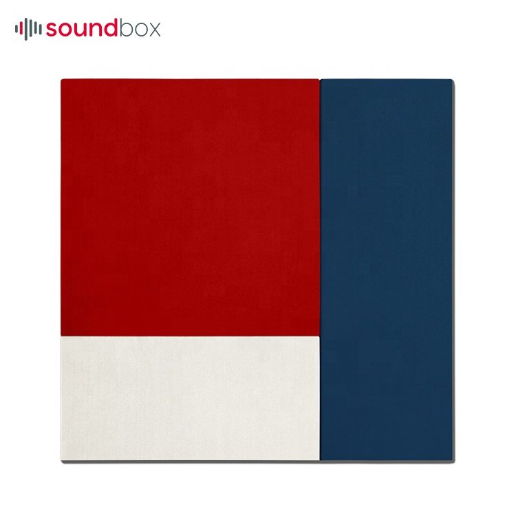Sound Absorbing Acoustic Panels Framed Decorative Fabric Acoustic Wrapped Panels for Conference Room Studio Music Room