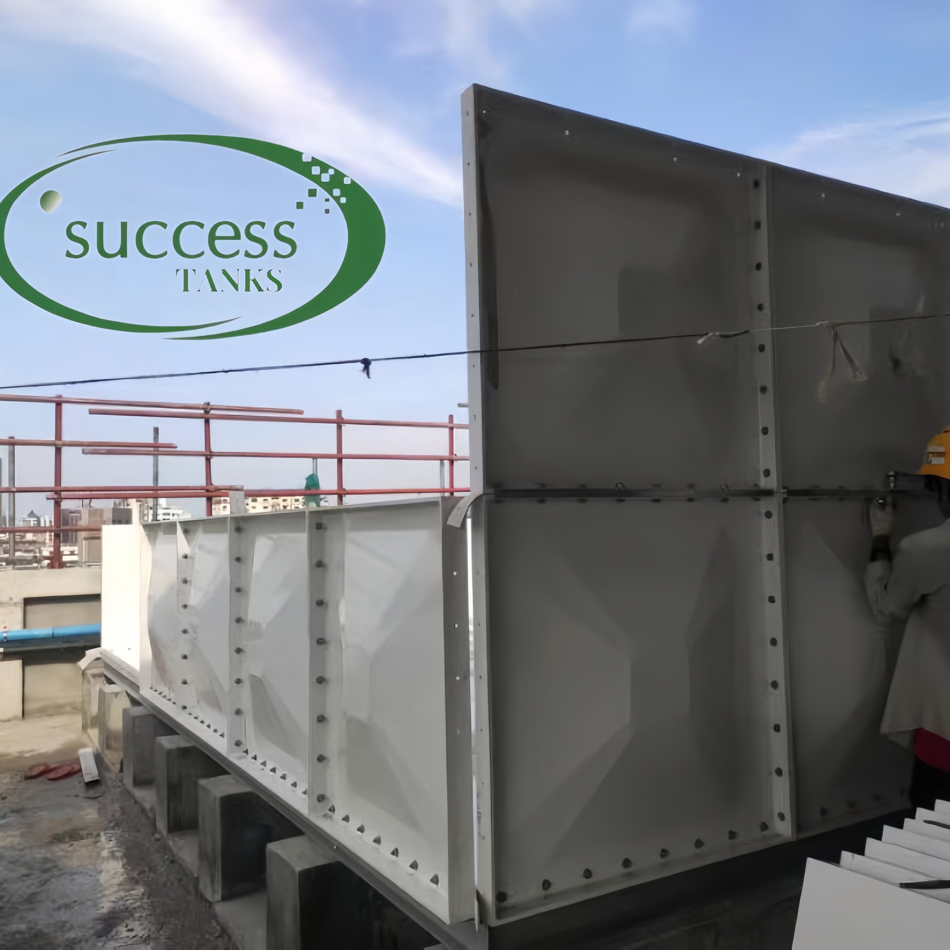 30000 Litre cheap price UK WRAS certified GRP/FRP/SMC water tanks for drinking water