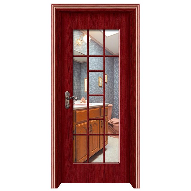 BBSD0011 High Quality New Style Waterproof Moisture proof WPC PVC Swing Door WPC Skin Door FOR Hotel