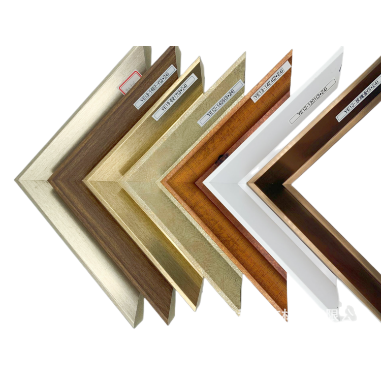 New Design Custom High Quality Modern Gold Plastic Picture Frame Wall Frame Moulding Photo Frame For Home Decor
