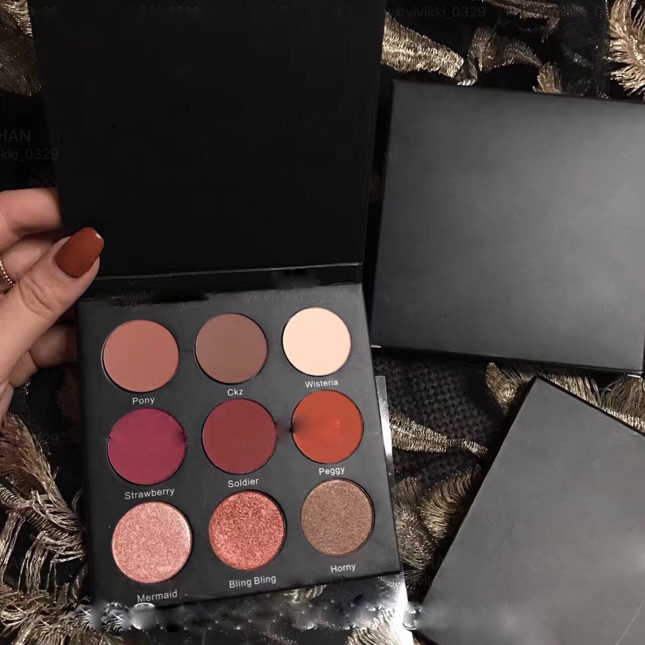 Cosmetic Eyeshadow Palette Packaging Hardcover Picture Frame Gift Paper Shadow box