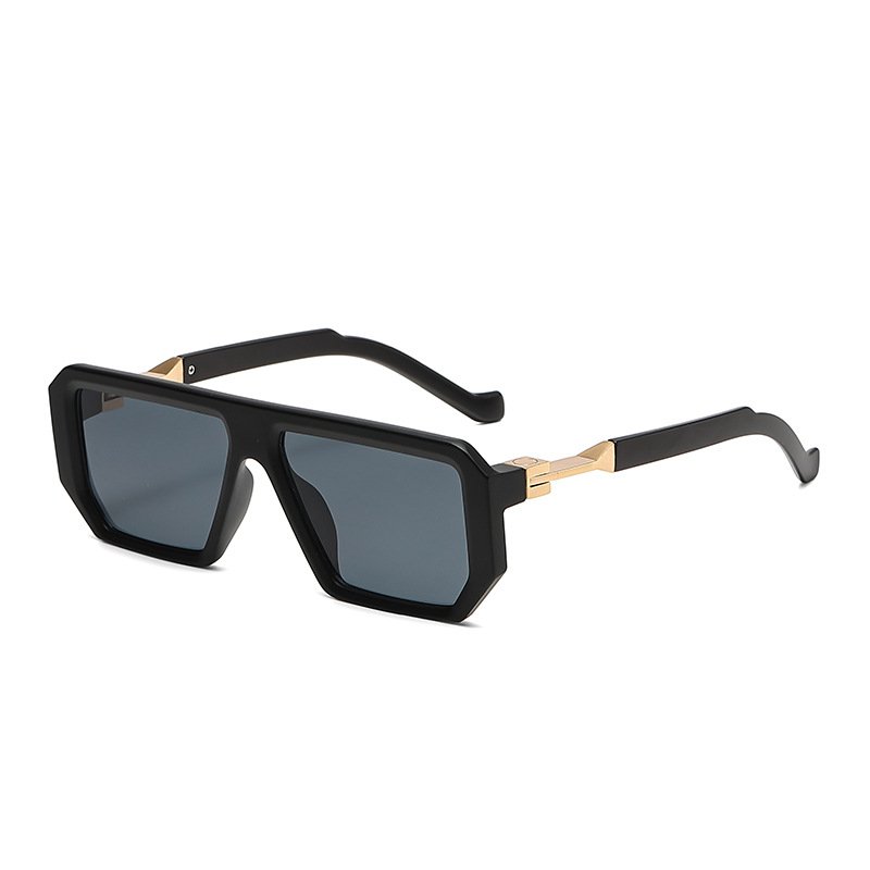 hot sale European American vintage Polygon frame plastic sun glasses custom logo fashionable sunglasses for men women