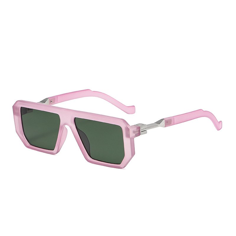 hot sale European American vintage Polygon frame plastic sun glasses custom logo fashionable sunglasses for men women