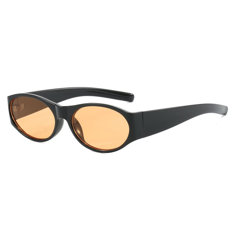 Fashion New Simple Oval Sun Glasses Women Versatile INS Style Eyeglasses Casual UV Protection Sunglasses Female