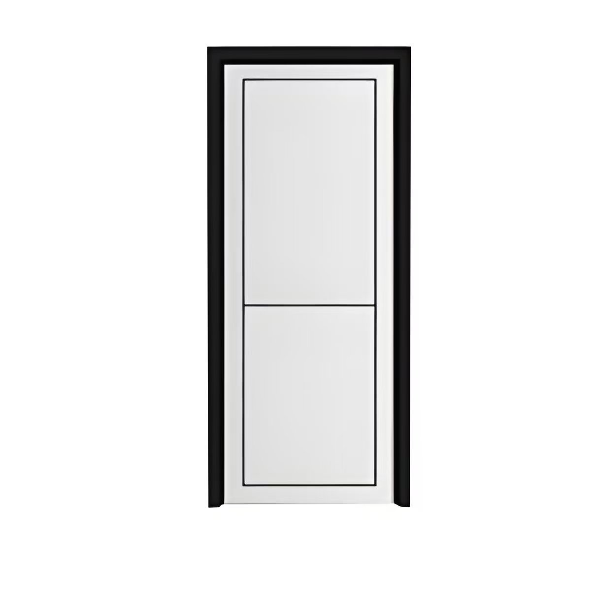 Economic Modern Design Waterproof MDF Internal Door with Push Pull Opening Honeycomb Melamine Door Finish Wooden Glass Material