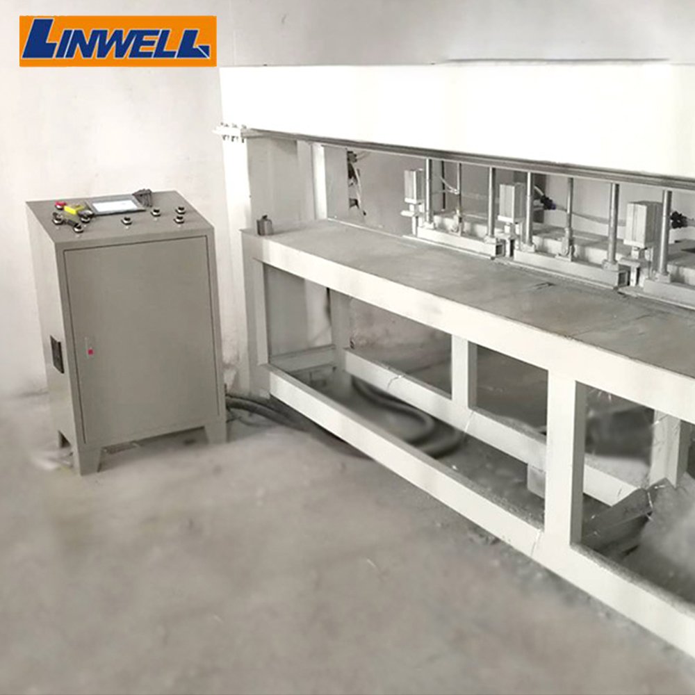 Aluminum honeycomb core gluing machine