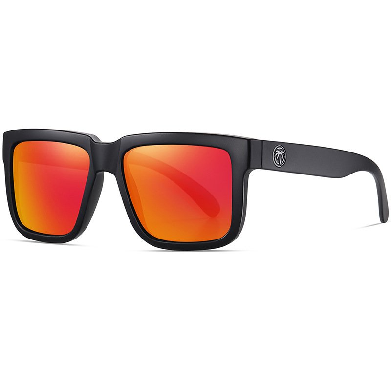 New arrival hot sale colorful polarized men and women riding real film outdoor sports UV400 sun glasses