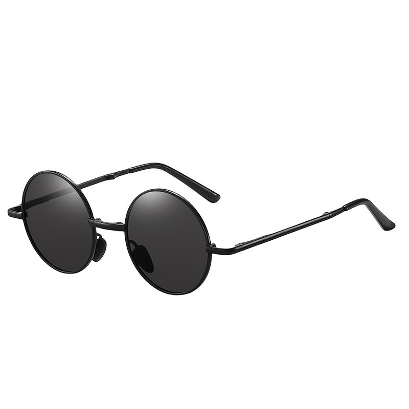 2024new trend Steve Jobs style fashion multi-color round child sunglasses for beaches travel for unisex