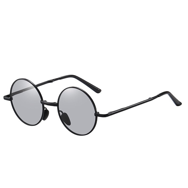 2024new trend Steve Jobs style fashion multi-color round child sunglasses for beaches travel for unisex