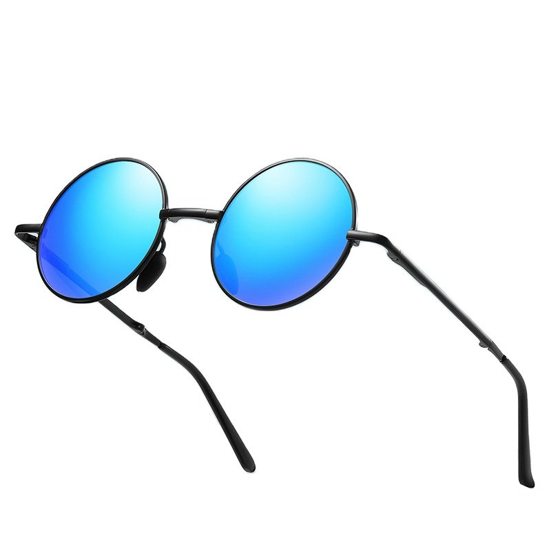 2024new trend Steve Jobs style fashion multi-color round child sunglasses for beaches travel for unisex