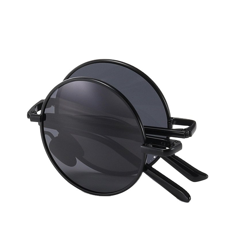 2024new trend Steve Jobs style fashion multi-color round child sunglasses for beaches travel for unisex