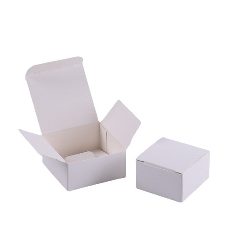 Brown Pure Color Kraft Paper White Cardboard Square Digital Packaging Gift Folder Boxes