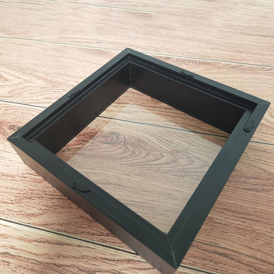 Wholesale 6x8 8x10 inch Depth 3D Effect Solid Wood Black Shadow Box Picture Frame