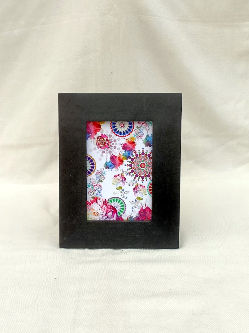 Customizable Vintage Design Rectangle Shaped Handmade Glass Photo Frame Modern Home Decoration Personalized Logo Picture Frame