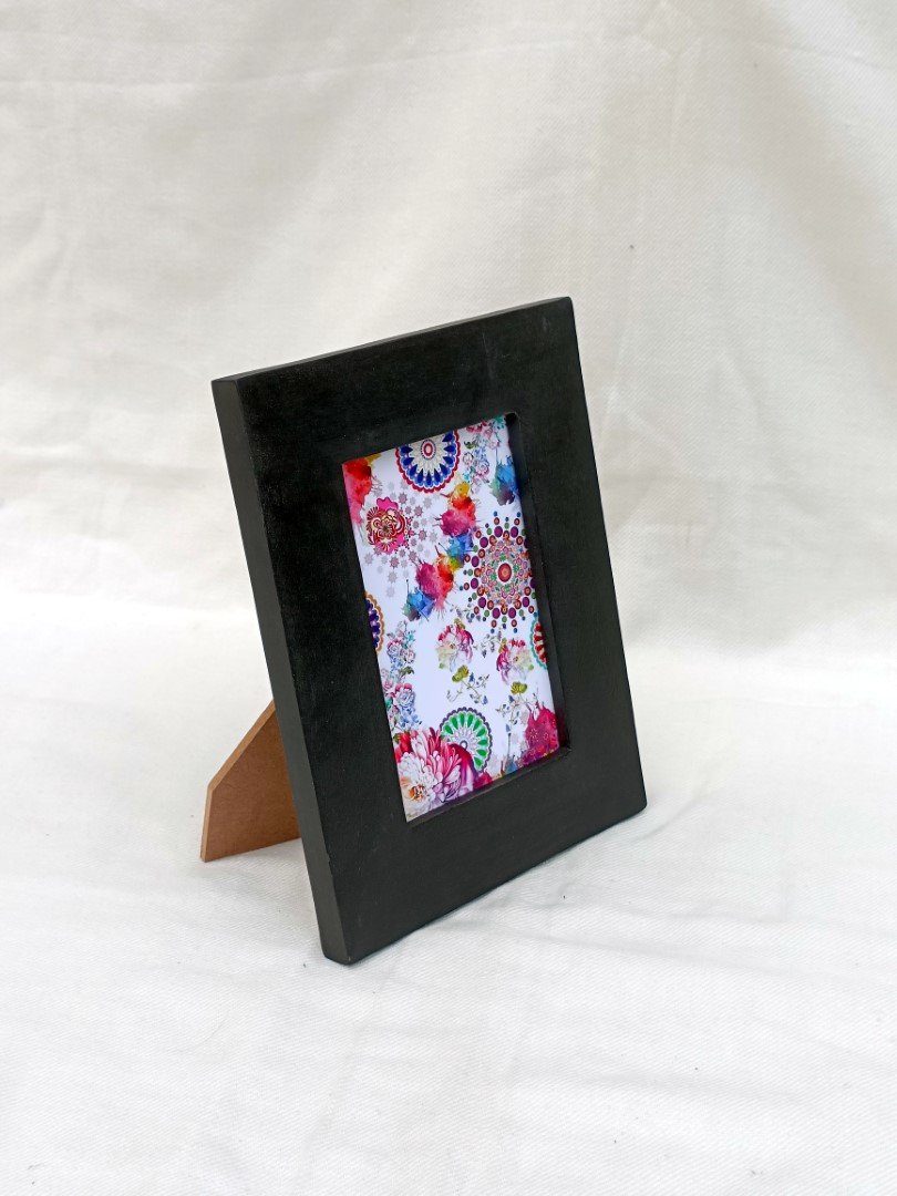 Customizable Vintage Design Rectangle Shaped Handmade Glass Photo Frame Modern Home Decoration Personalized Logo Picture Frame