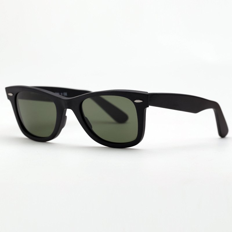 Classic Ray 2140 Luxury Brand Designer Acetate Frame Sunglasses Men Vintage Italy Designer Sun Glasses Women Glass Lens Eyewear