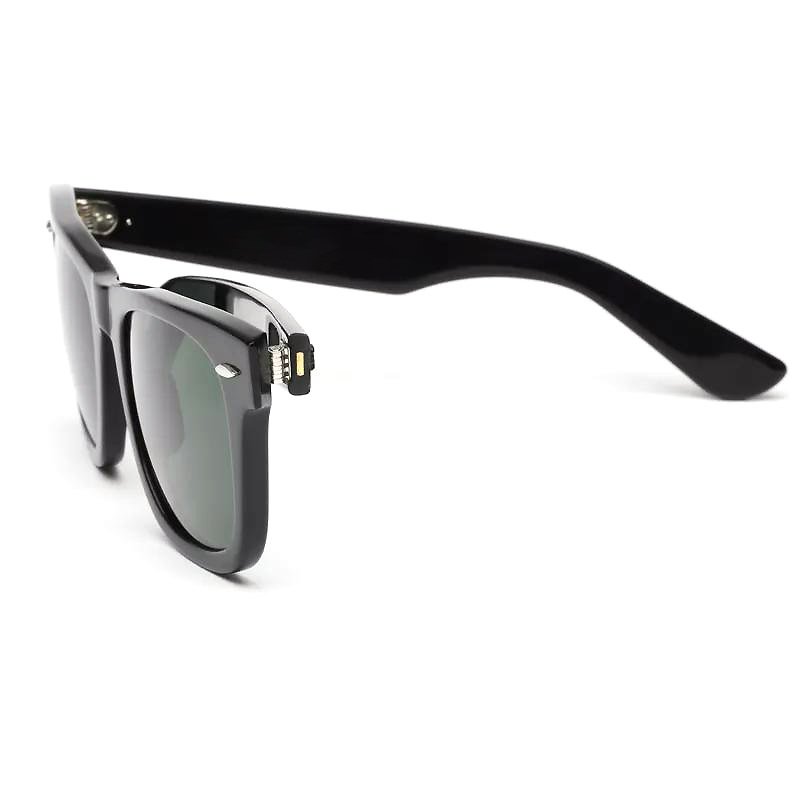 Classic Ray 2140 Luxury Brand Designer Acetate Frame Sunglasses Men Vintage Italy Designer Sun Glasses Women Glass Lens Eyewear