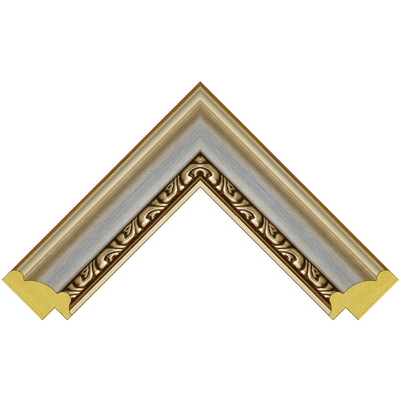 Frame Manufacturer Wide Plastic Picture Photo Silver Moulding 1.5 Inch Fashionable Environment Friendly 20 Cartons Per Design