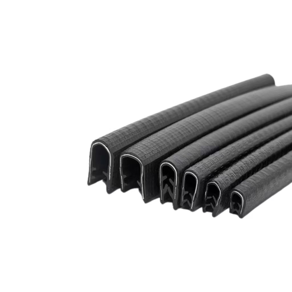 Multi-Color PVC & Rubber Door Trim U-Shaped Car Door Seal Strip with Cutting Processing Service