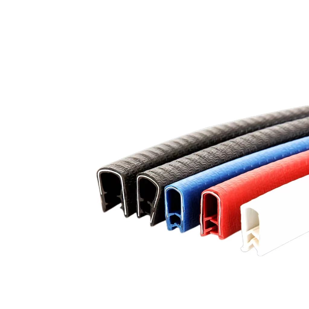 Multi-Color PVC & Rubber Door Trim U-Shaped Car Door Seal Strip with Cutting Processing Service