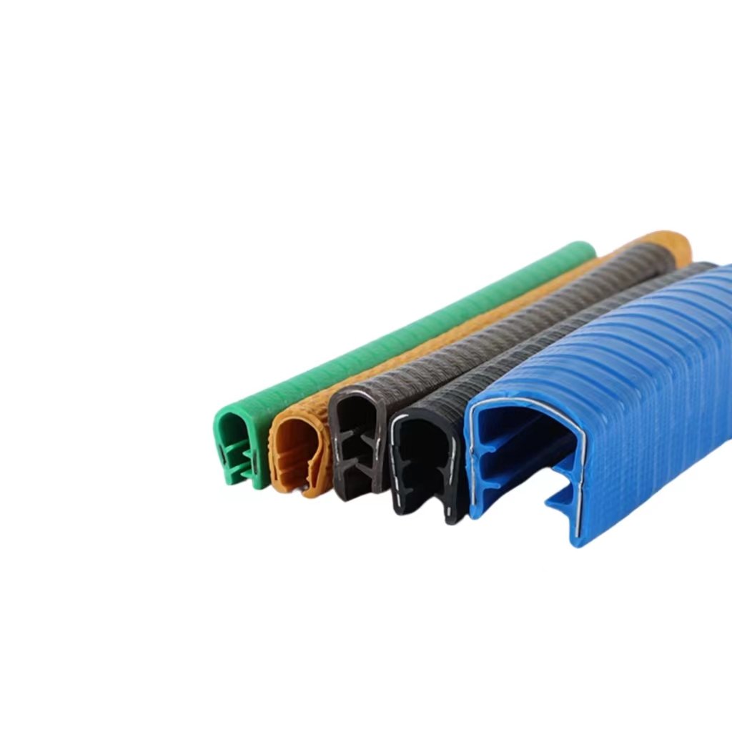 Multi-Color PVC & Rubber Door Trim U-Shaped Car Door Seal Strip with Cutting Processing Service