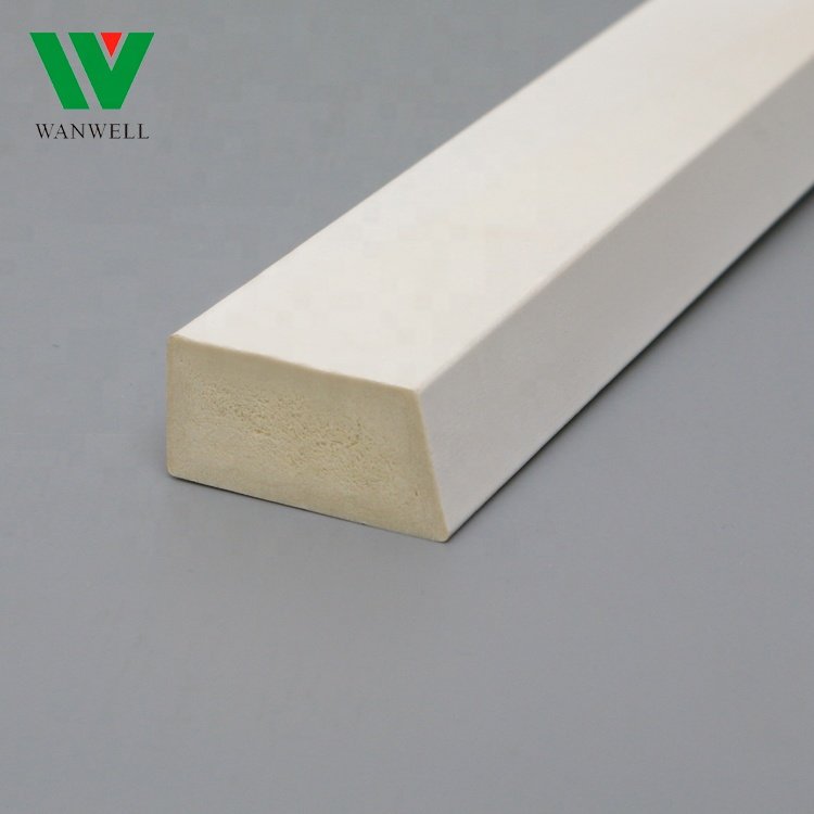 Pvc door frame moulding wpc wooden door jambs for wall decoration moulding