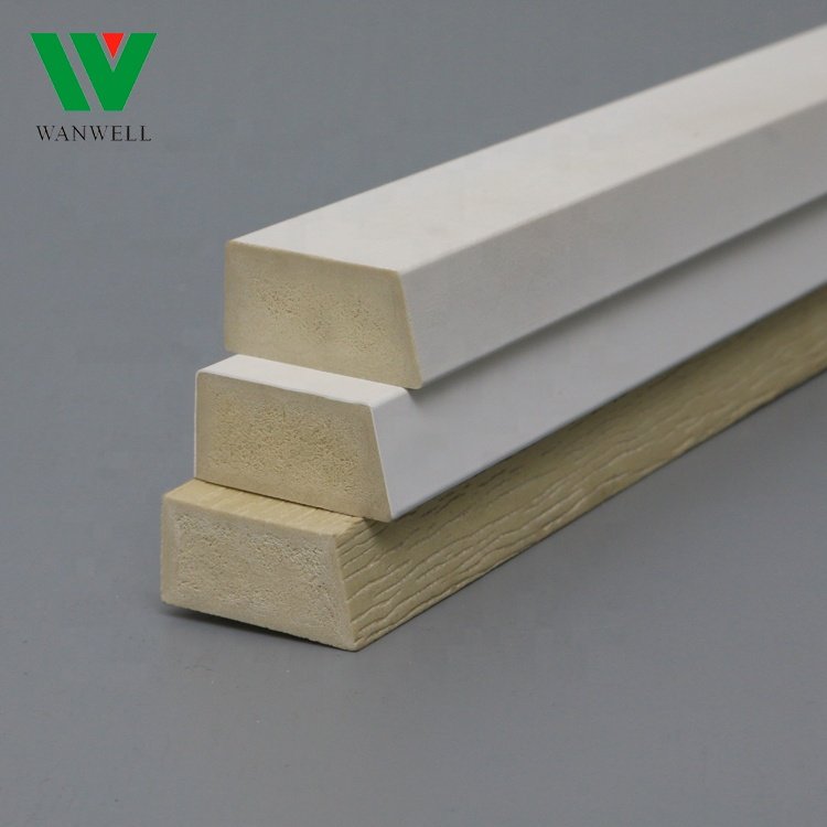 Pvc door frame moulding wpc wooden door jambs for wall decoration moulding